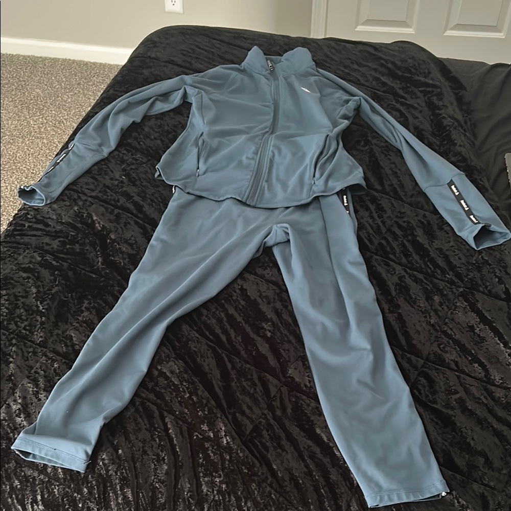 Reebok Blue Relaxed Fit Track Pants